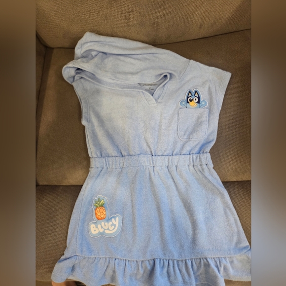 Bluey Kids Swim One Piece - Light Blue - Picture 1 of 6